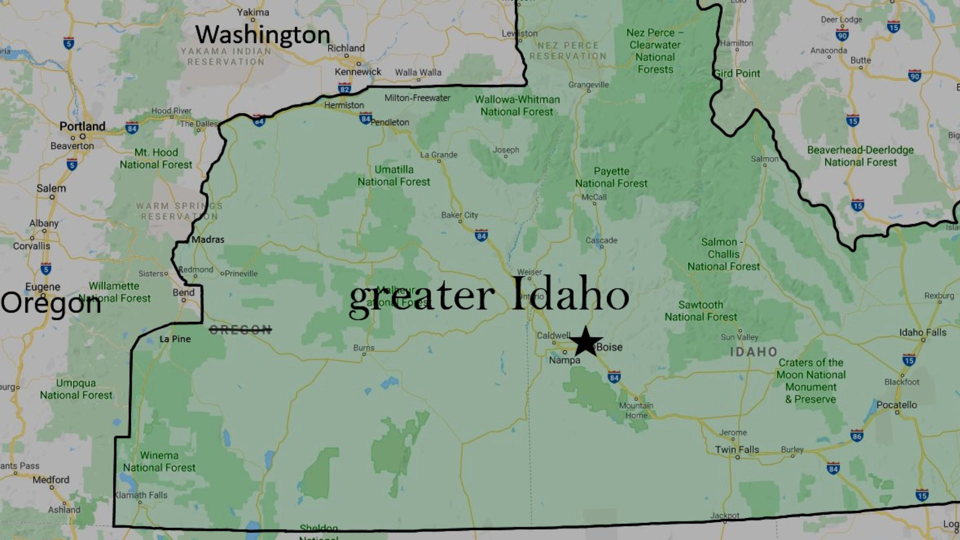 Oregon BorderSecession, Idaho Legislators Push for Talks The